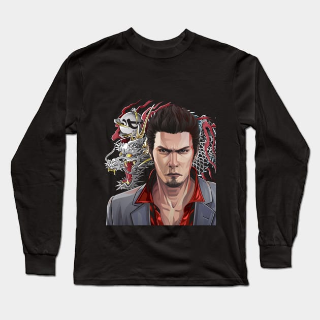 Kazuma Kiryu Yakuza Vector